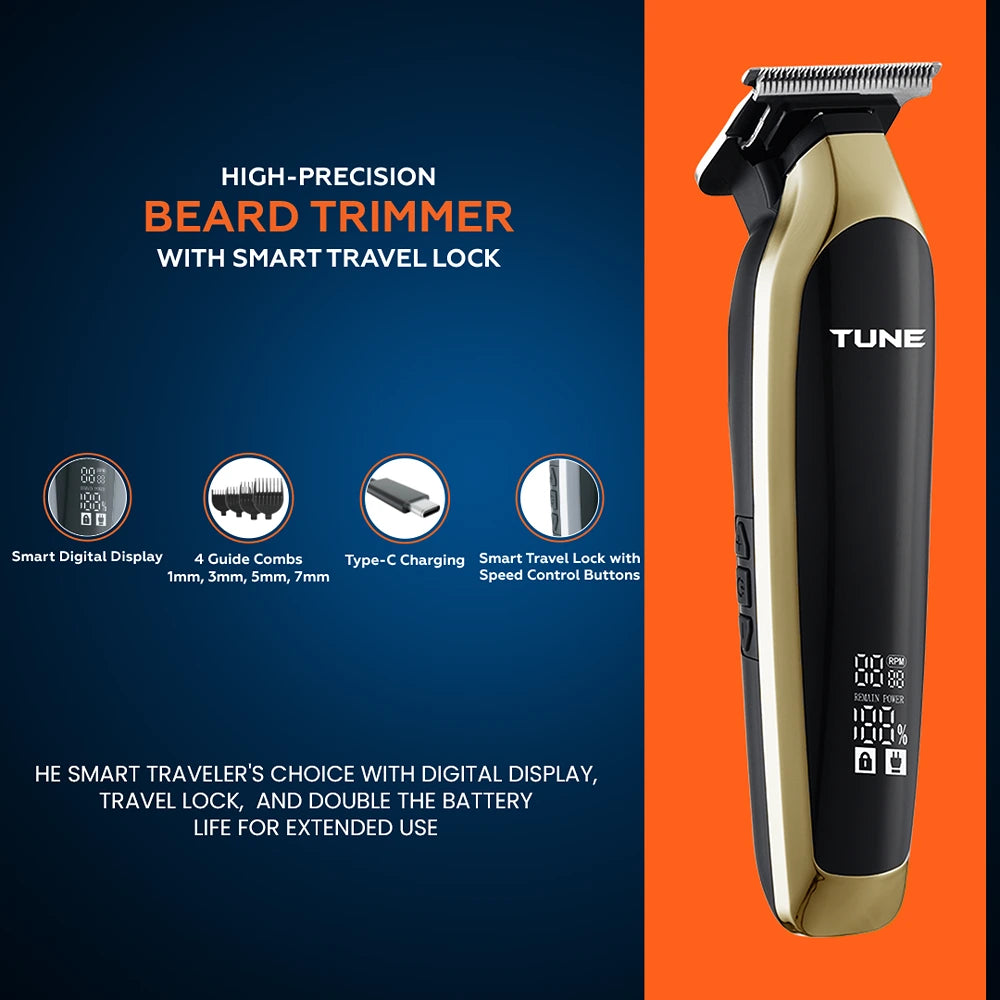 Tune Classic Smart Travel Lock Hair Trimmer - TR303