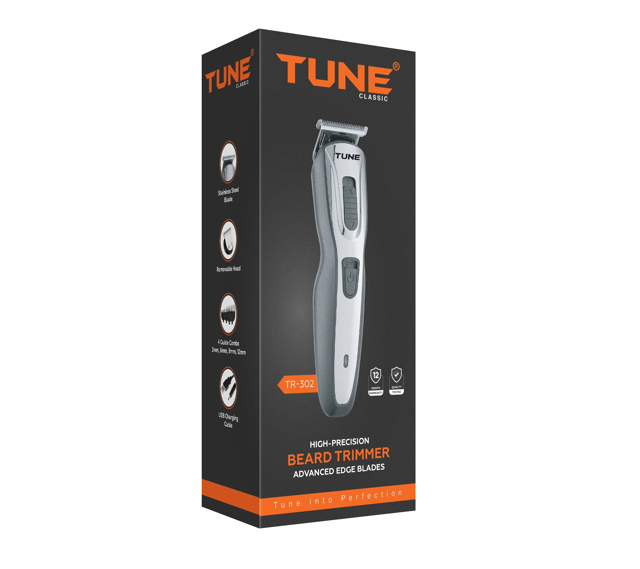 Tune Classic Advance Edge Blade Hair Trimmer - TR302
