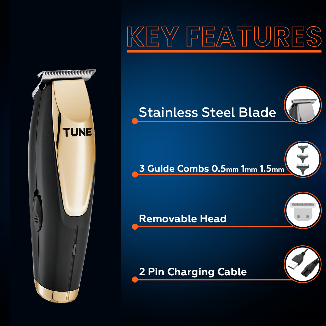 Tune Classic Sharp T-Blade Hair Trimmer - TR304